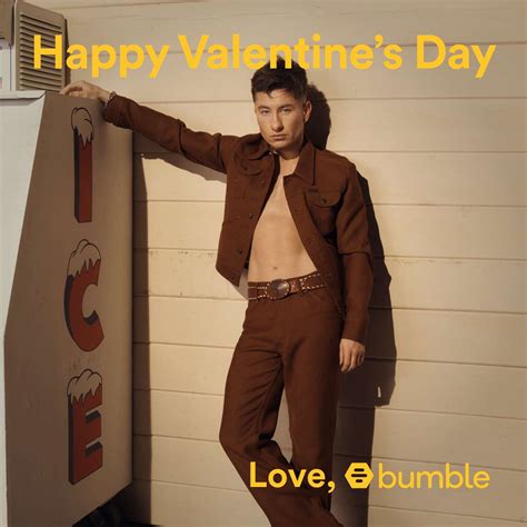 Saltburns Barry Keoghan Stars in Bumble Valentines。